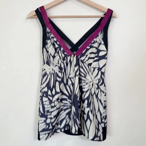 ETRO | MADE IN ITALY PRINTED CROSS BACK SILK TOP - Picture 5 of 13